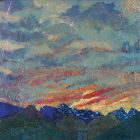 Hill Country Sunset by artist Linda Montignani